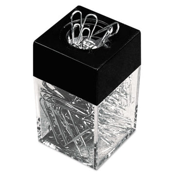 Universal® Paper Clips With Magnetic Dispenser, Small (no. 1), Silver, 100 Clips-pack, 12 Packs-carton freeshipping - TVN Wholesale